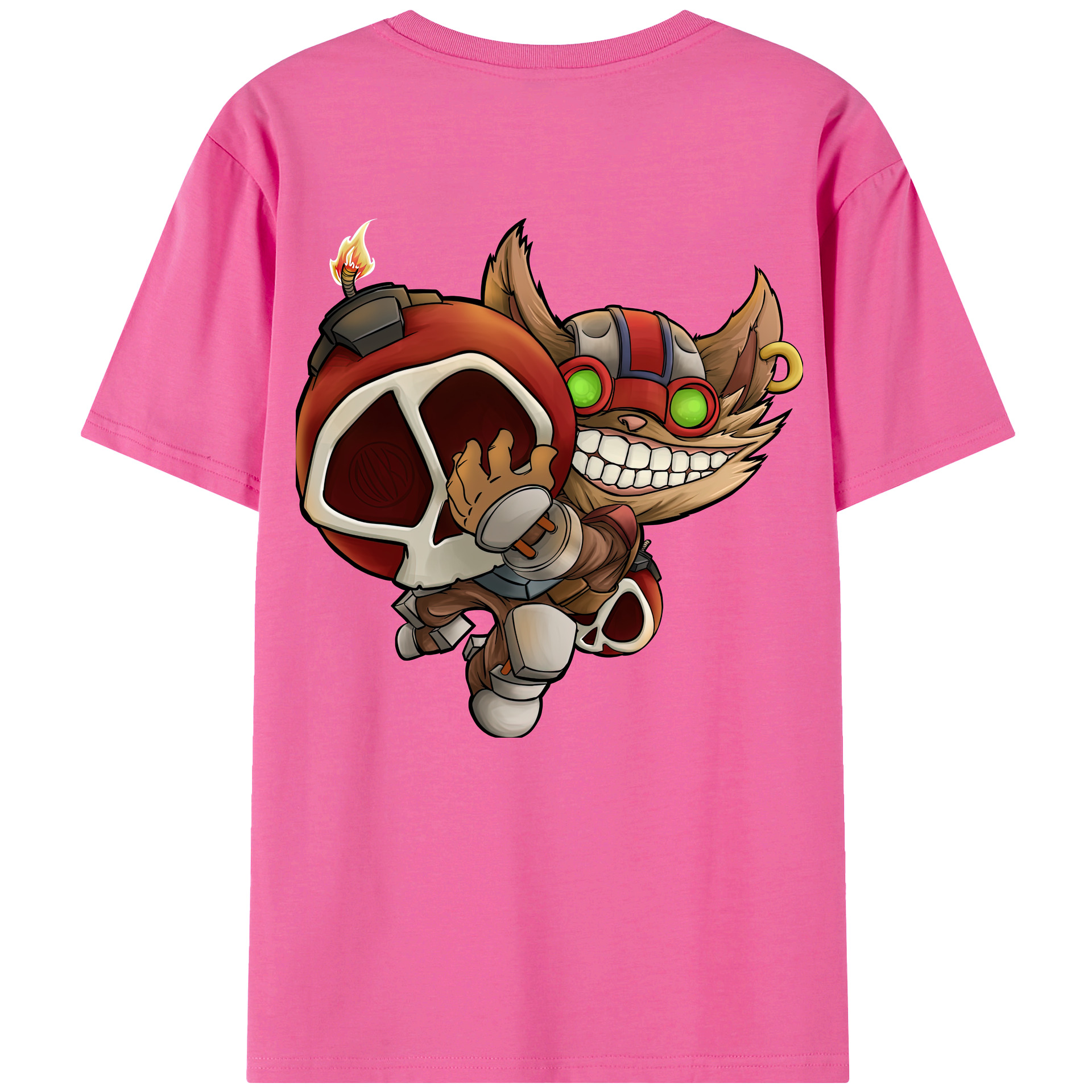 リーグ・オブ・レジェンド League of Legends LOL レディース半袖Tシャツ(バックプリント)